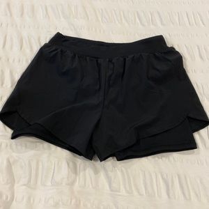 Girls Black Shorts